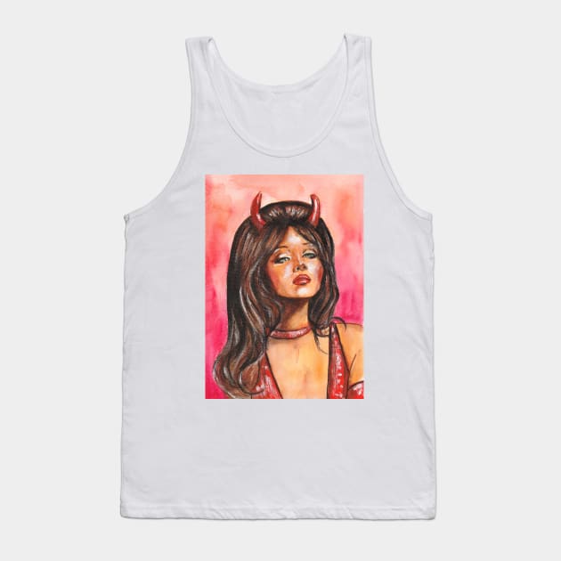 Shannen Doherty Tank Top by Svetlana Pelin